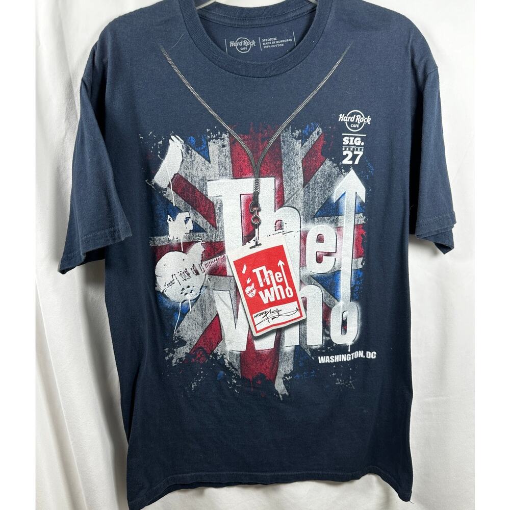 Hard Rock Cafe Sig Series 27 The Who Thats Who T Shirt Adult M Washington DC